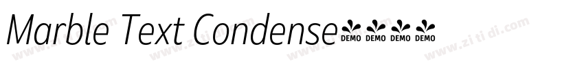 Marble Text Condense字体转换